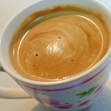 バリスタで　甘酒・ホワイトチョコ入り抹茶珈琲♬